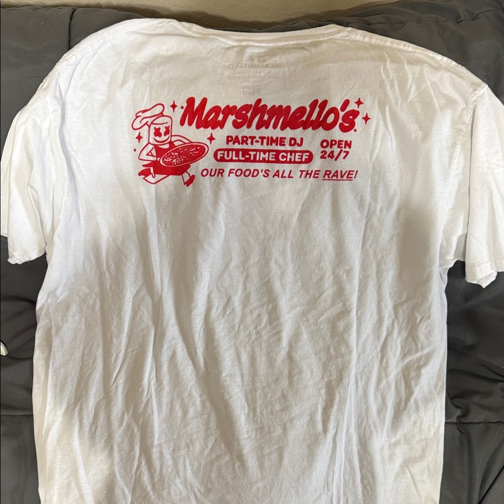 White Graphic Tee